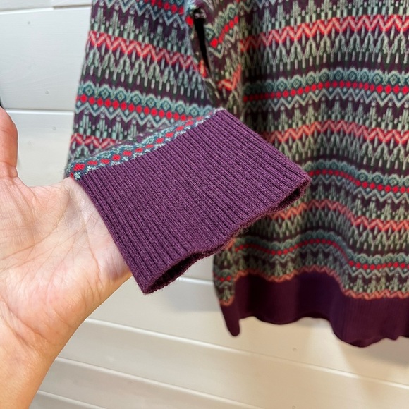 L.L. BEAN – Fair Isle Turtleneck Sweater – Size 1X (Plus) - Picture 8 of 9